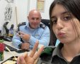 ליאל עם אביה איציק בוזוקשווילי ז"ל. צילום: פרטי