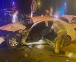 אוטובוס התנגש ברכב בתל ערד; 8 פצועים במקום