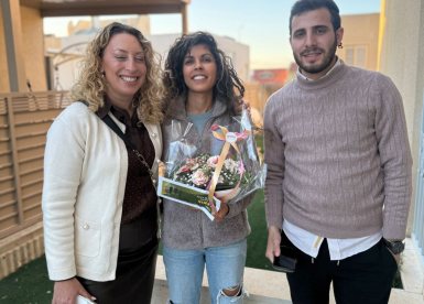 מפתיעים את נשות המילואים שפונו. צילום: עוצמה לחייל